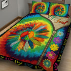 Hippie Quilt Bedding Set - Expressive Spirit Quilt Set