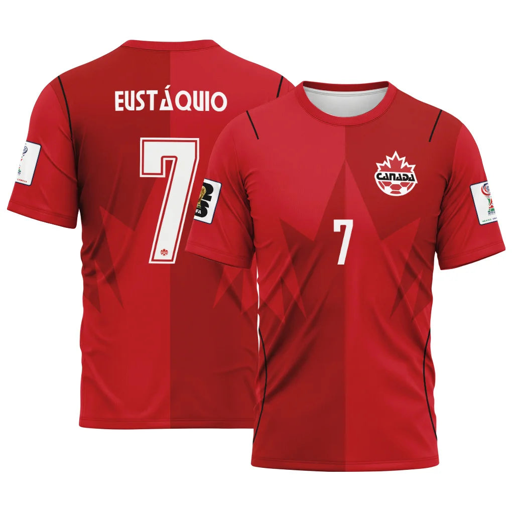 Eust?quio 7 AOP T-Shirt Canada World Cup 2026 Home