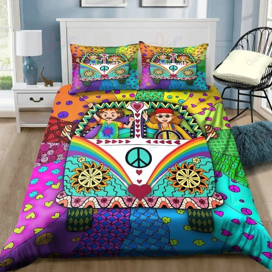 Hippie 4PCS Bedding Set - Color & Freedom Bedroom Comfort