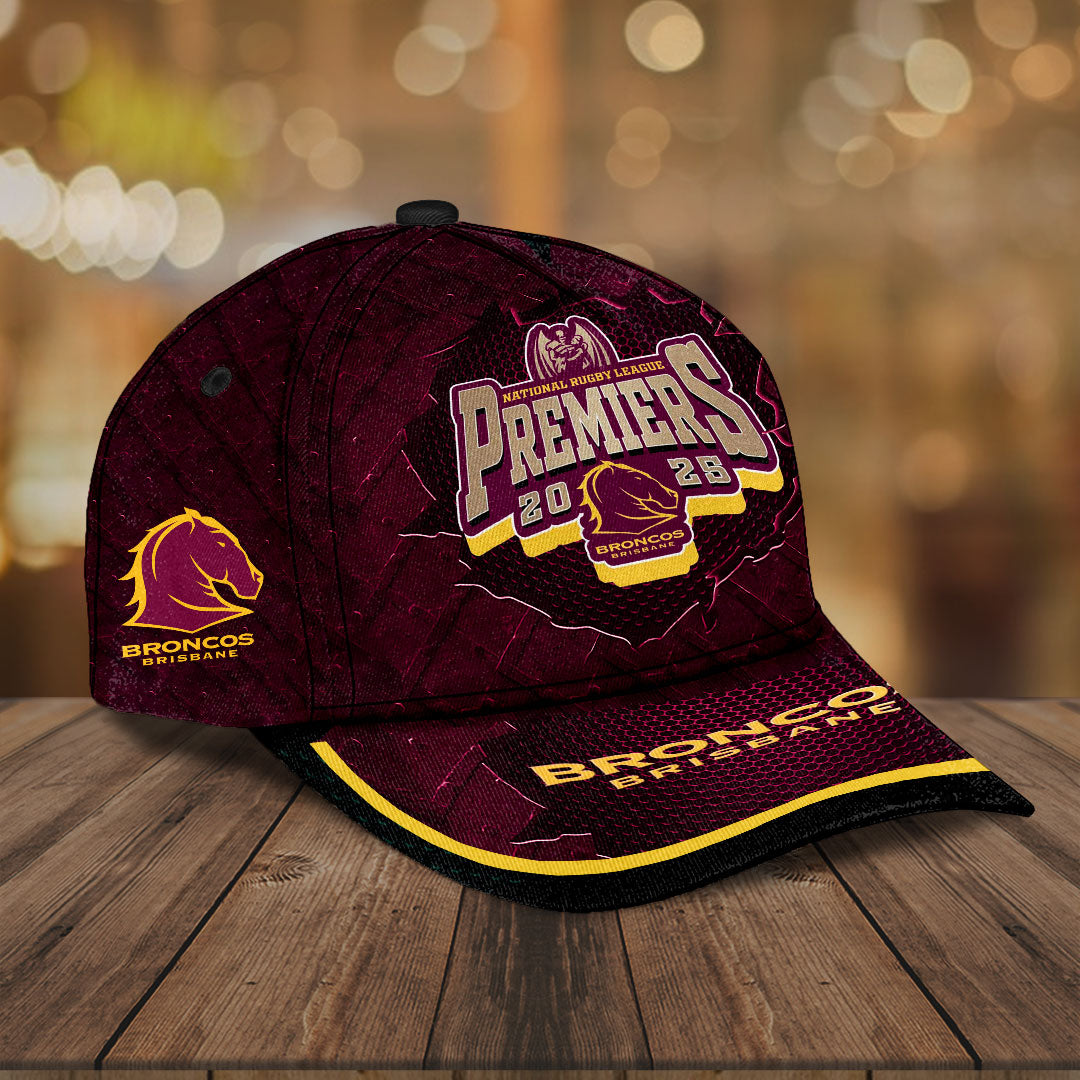 Brisbane Broncos 2025 Premiers Classic Cap – MAITM13252