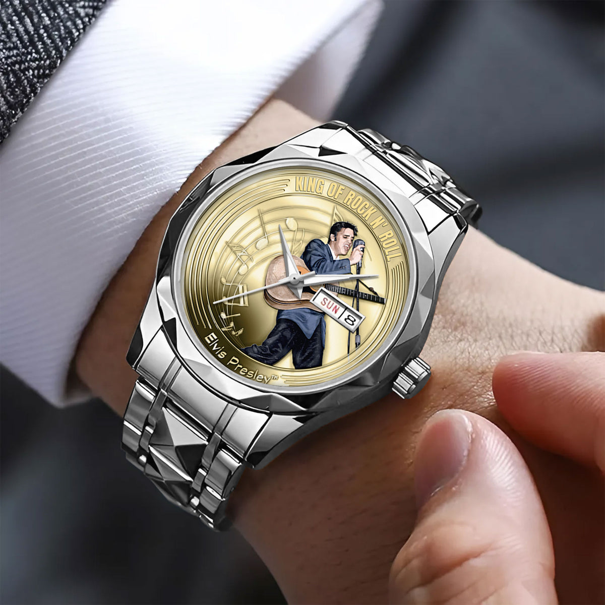 Elvis Presley Alloy Luxury Quartz Watch – MAITM 12059