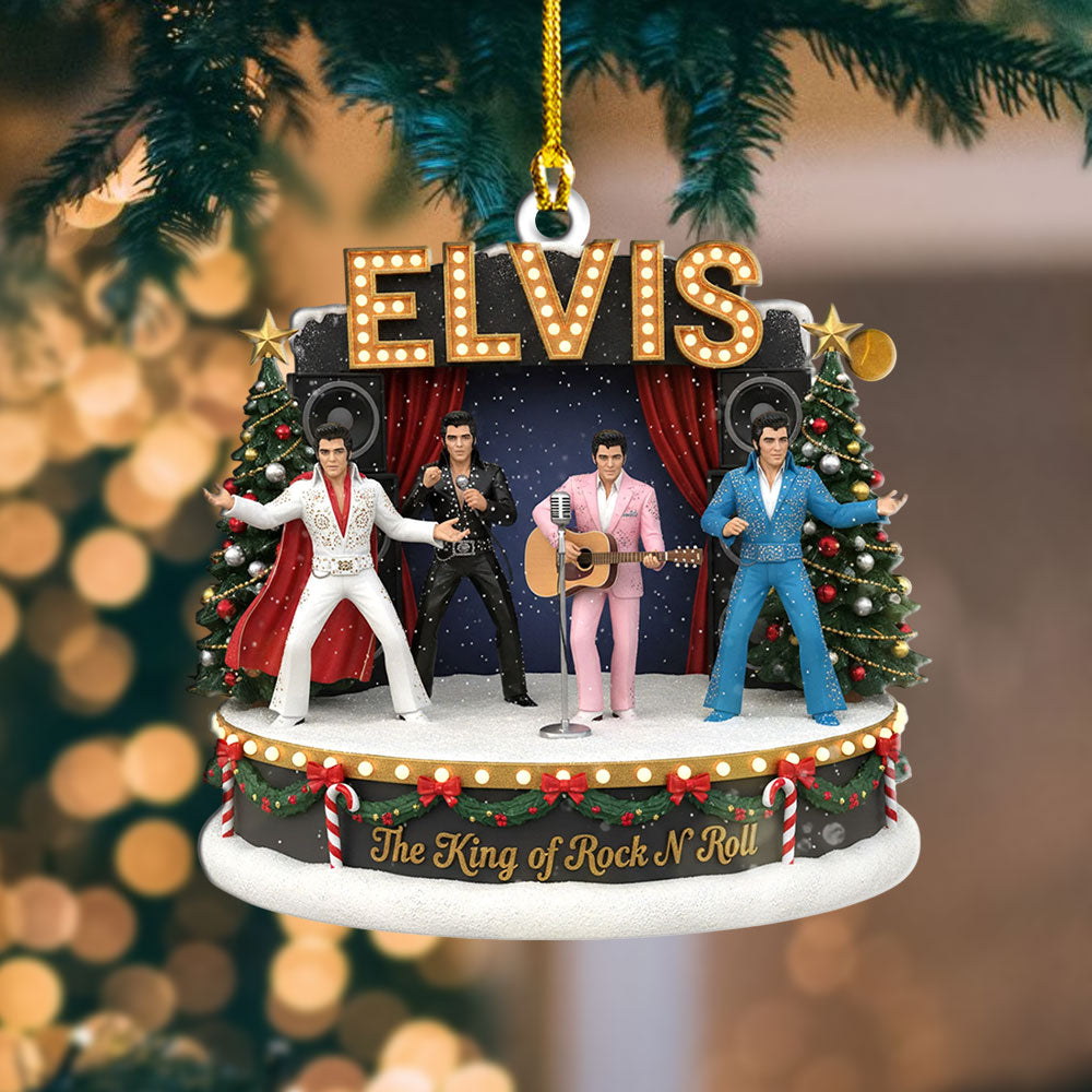 Elvis Presley Custom Shape 1-sided Acrylic Ornament – MAITM13519