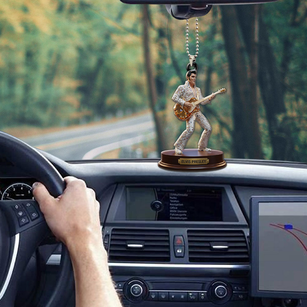 Elvis Presley Custom shape 2-sided Acrylic Car Ornament – MAITM13453