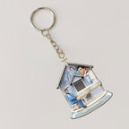 Elvis Presley Custom Shape 2-sided Keychain – MAITM 11159