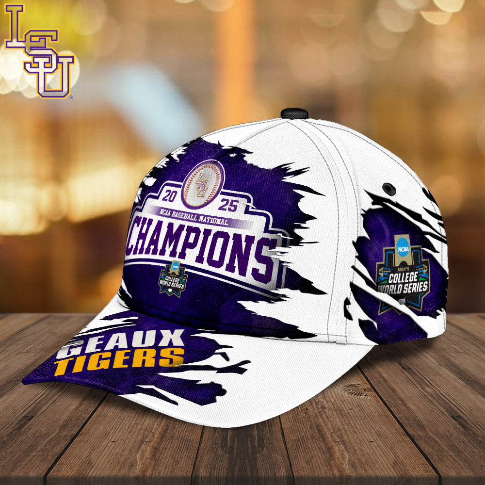 LSU Tigers Baseball 2025 National Champions Classic Cap – MAITM 11799