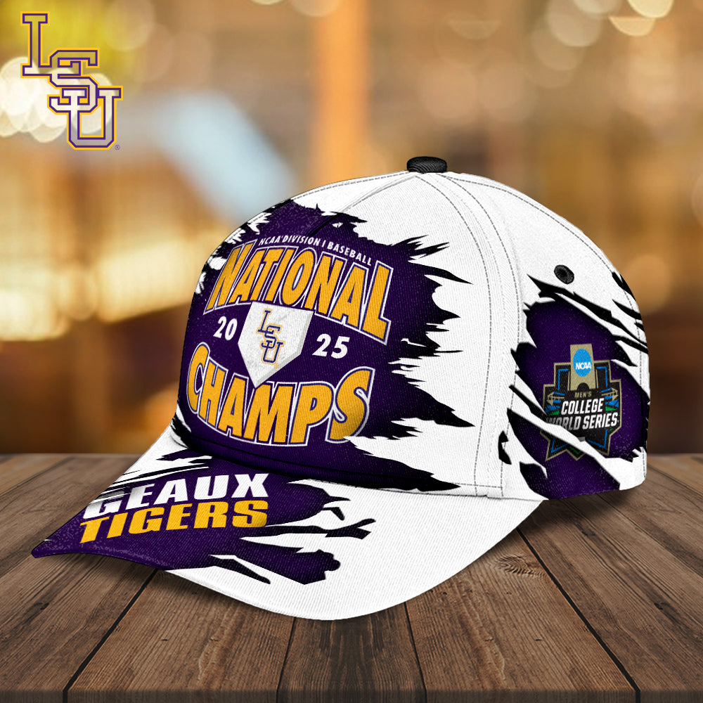 LSU Tigers Baseball 2025 National Champions Classic Cap – MAITM 11811