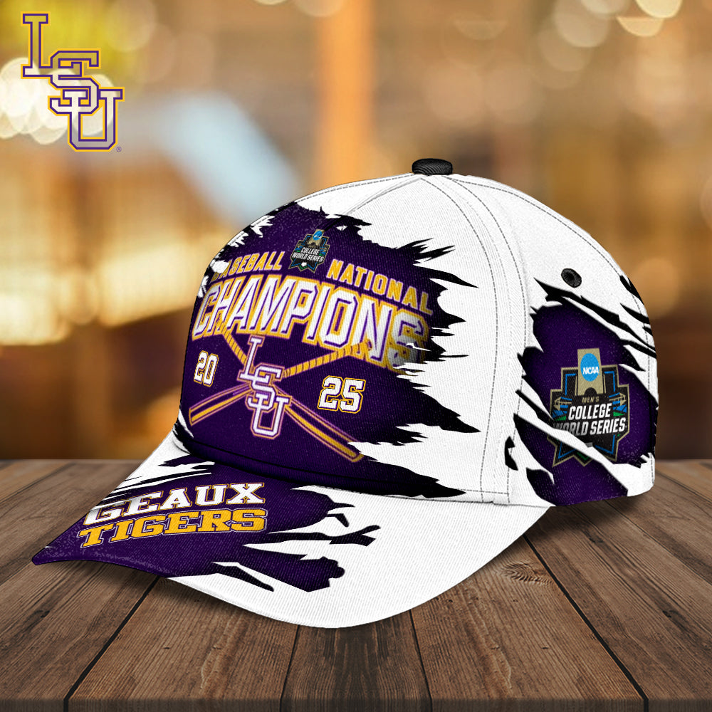 LSU Tigers Baseball 2025 National Champions Classic Cap – MAITM 11908