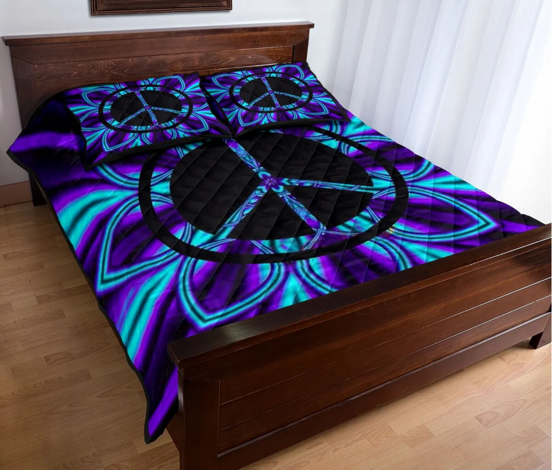 Hippie Quilt Bedding Set - Open Spirit Quilted Bedding