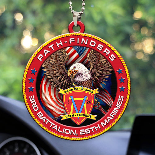3rd Battalion, 26th Marines Custom Shape 2-sided Acrylic Car Ornament – HOATT13262