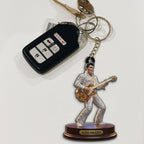 Elvis Presley Custom Shape 2-sided Keychain – MAITM13454