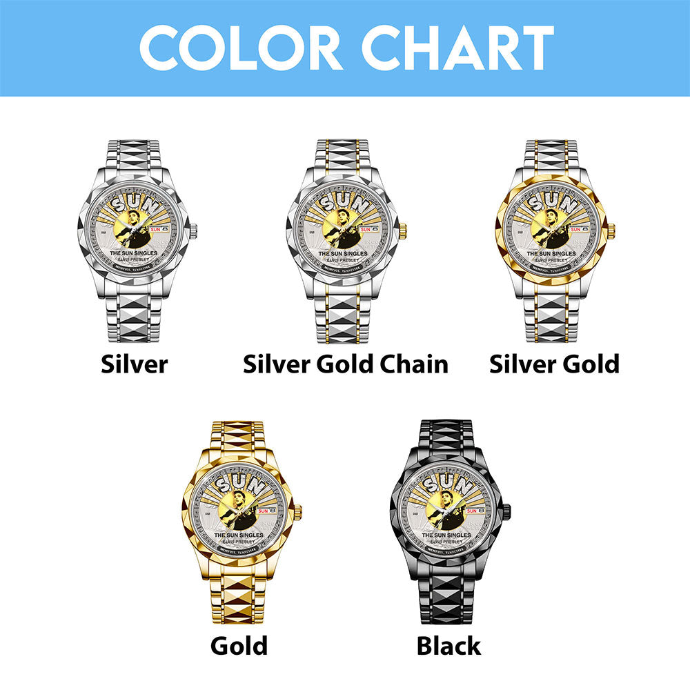 Elvis Presley Alloy Luxury Quartz Watch – MAITM12732
