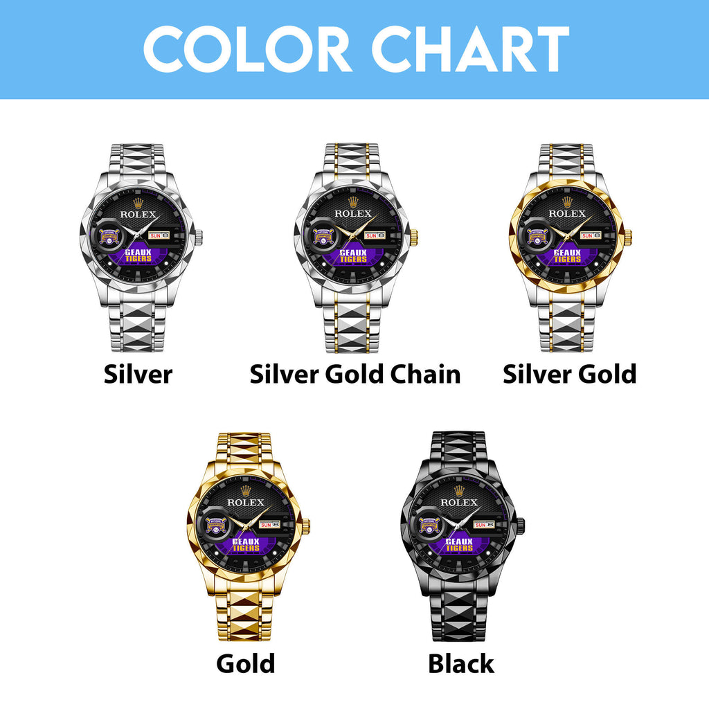 LSU Tigers Baseball x Rolex Alloy Luxury Quartz Watch – MAITM 11903