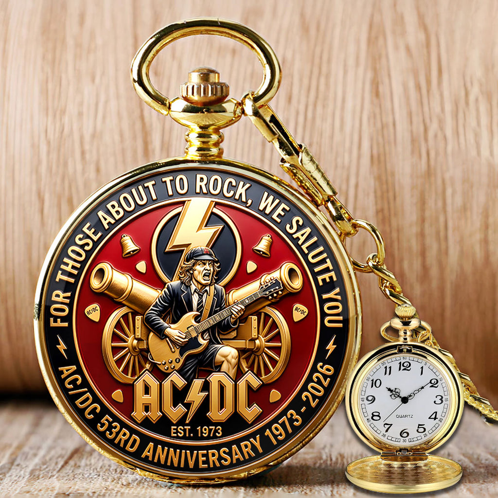 AC/DC 53rd Anniversary Pocket Watch – HOATT16642