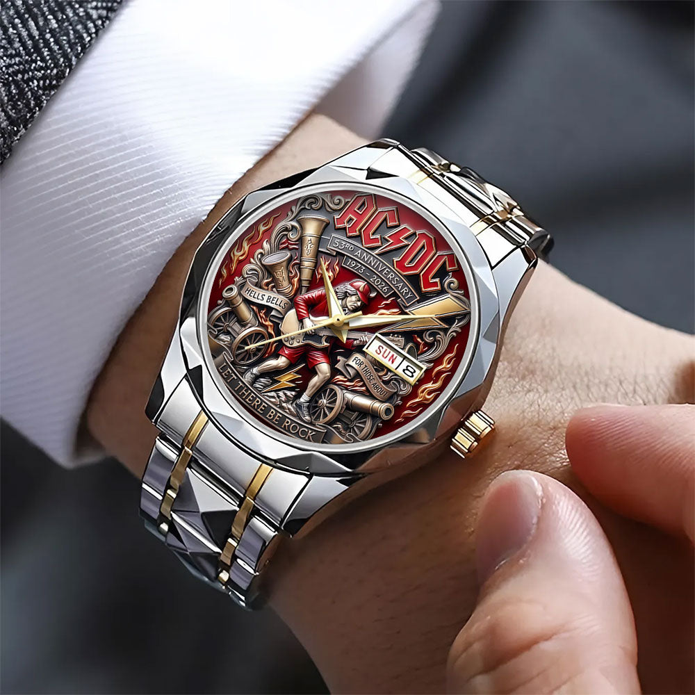 AC/DC Alloy Luxury Quartz Watch – TANTN20552