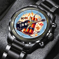 AC/DC Black Stainless Steel Watch – GNE 723