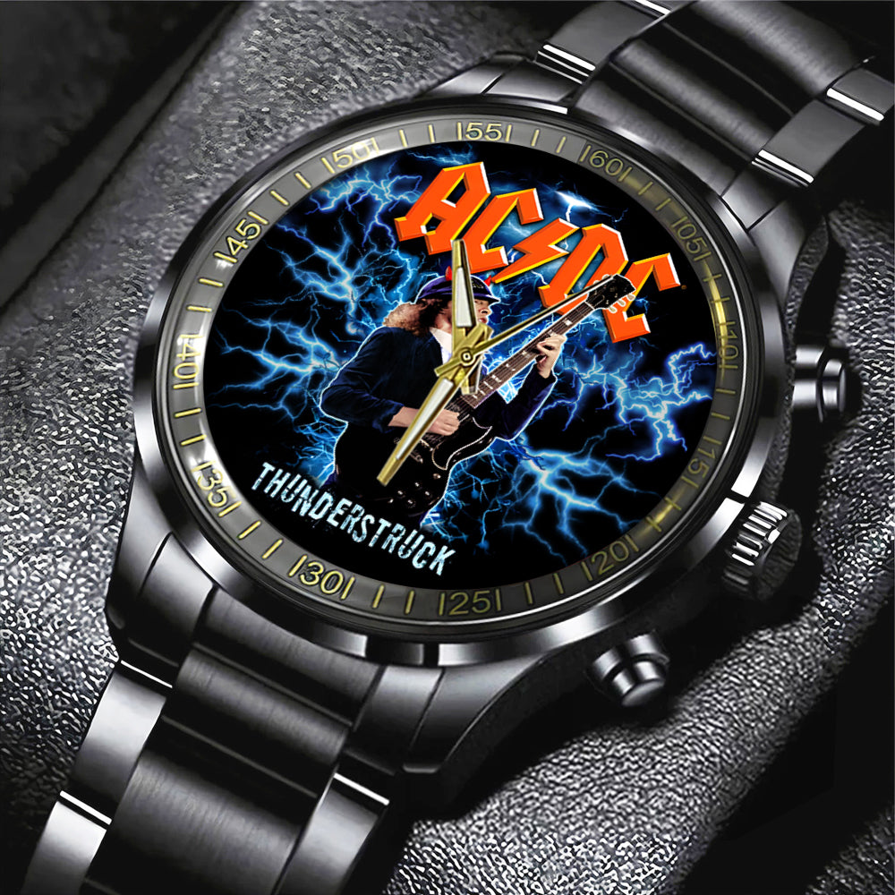 AC/DC Black Stainless Steel Watch – TANTN 12281