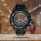 AC/DC Black Stainless Steel Watch – GNE NEW34