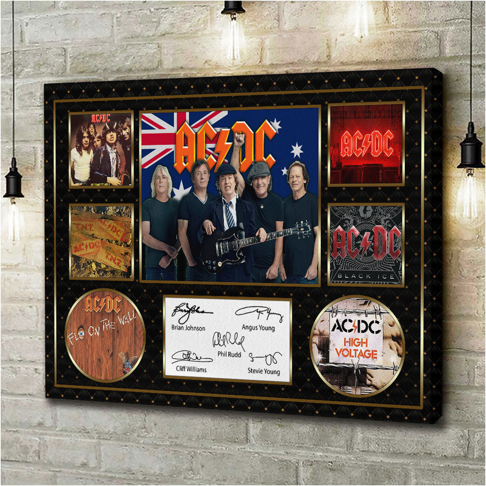 AC/DC Rectangle Canvas With Inner Frame – HOATT14704
