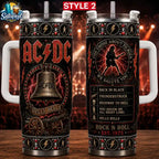 AC.DC Hells Bells 40oz Stainless Steel With Handle Tumbler