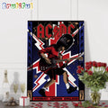 ACDC July 3-7 2024 Tour Wembley Stadium London England Wall Art Poster Canvas