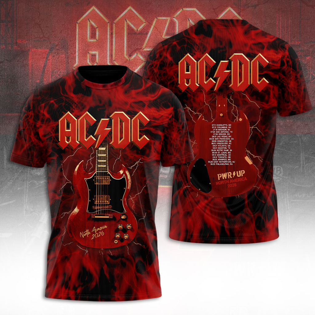 AC/DC North America 2026 3D Apparel – TANTN24758