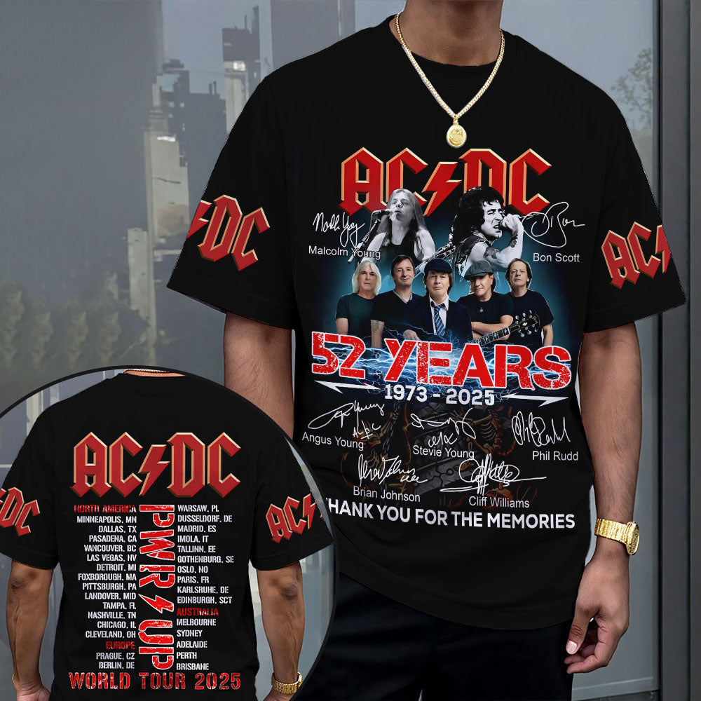 AC/DC 3D Apparel – MAITM 12105