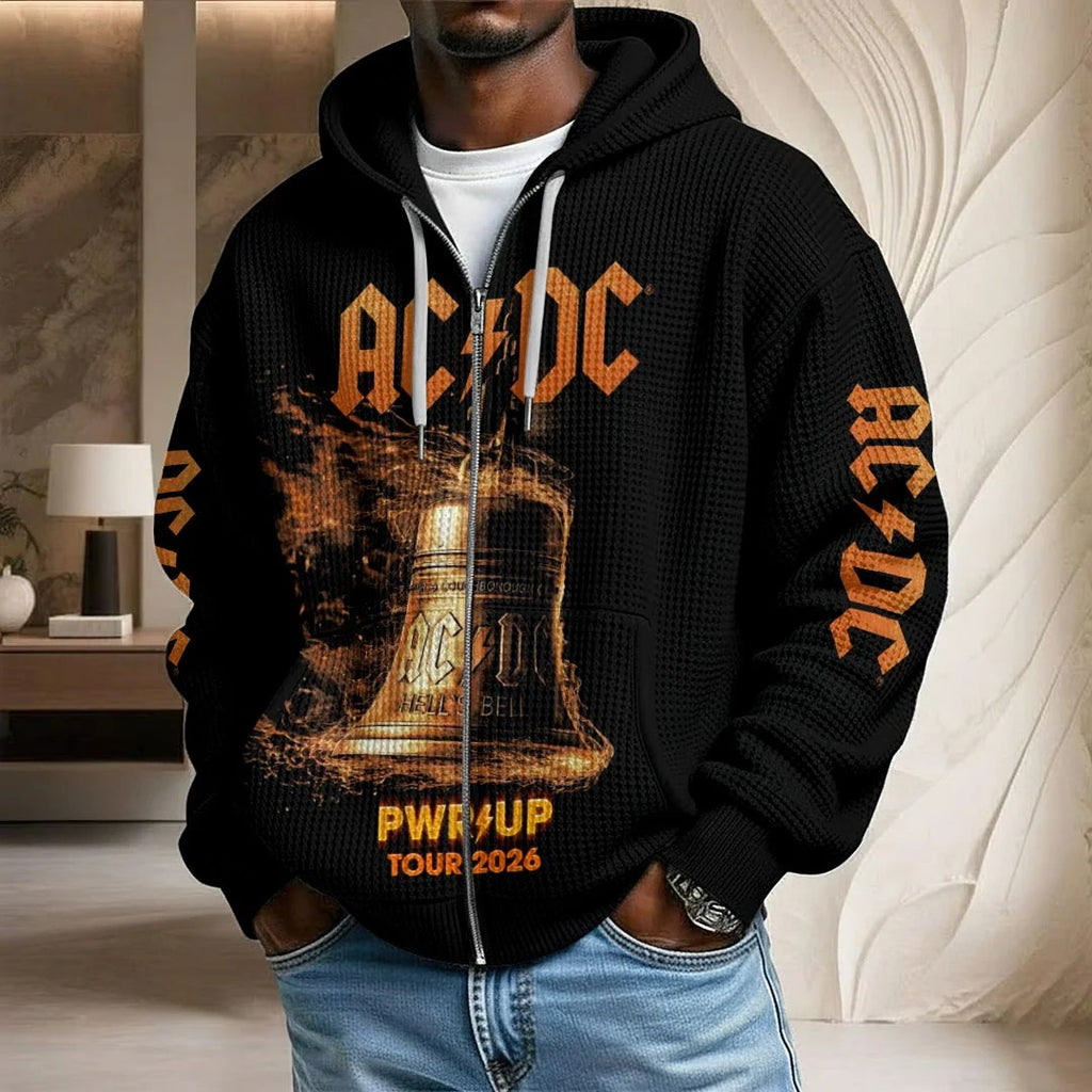 AC/DC World Tour 2026 3D Unisex Waffle Hoodie – HOATT21271