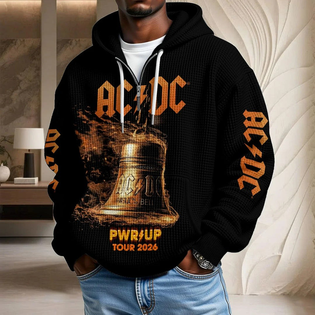 AC/DC World Tour 2026 3D Unisex Waffle Hoodie – HOATT21271