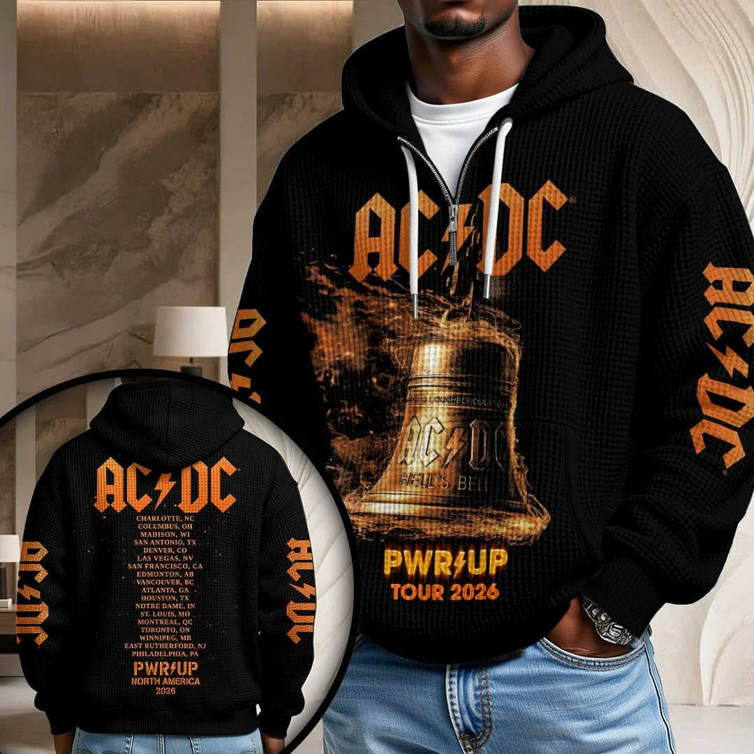 AC/DC World Tour 2026 3D Unisex Waffle Hoodie – HOATT21271