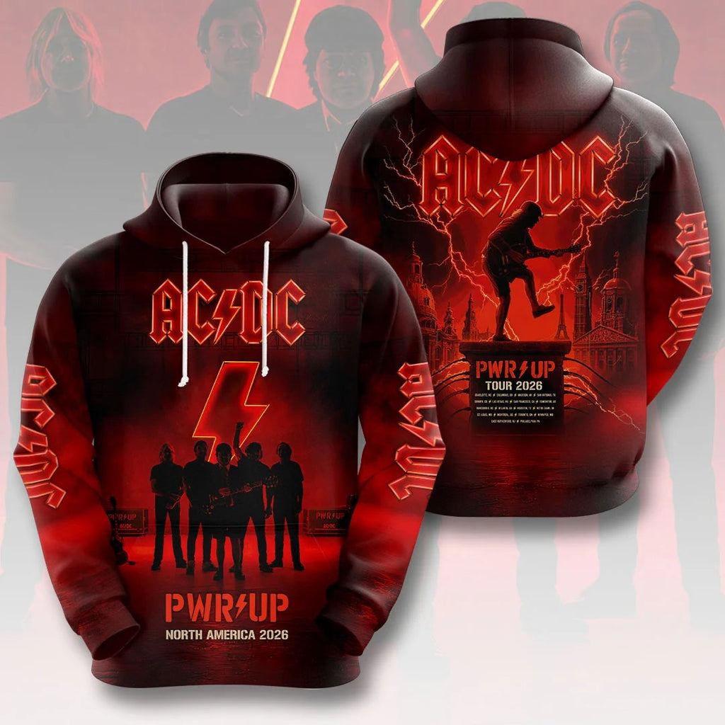 AC/DC World Tour 2026 3D Apparel – HOATT20338