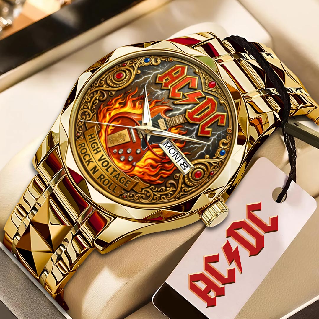 AC/DC Alloy Luxury Quartz Watch – HOATT16091