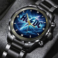 AC/DC Black Stainless Steel Watch – GNE 1351