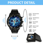 AC/DC Black Stainless Steel Watch – GNE 1351