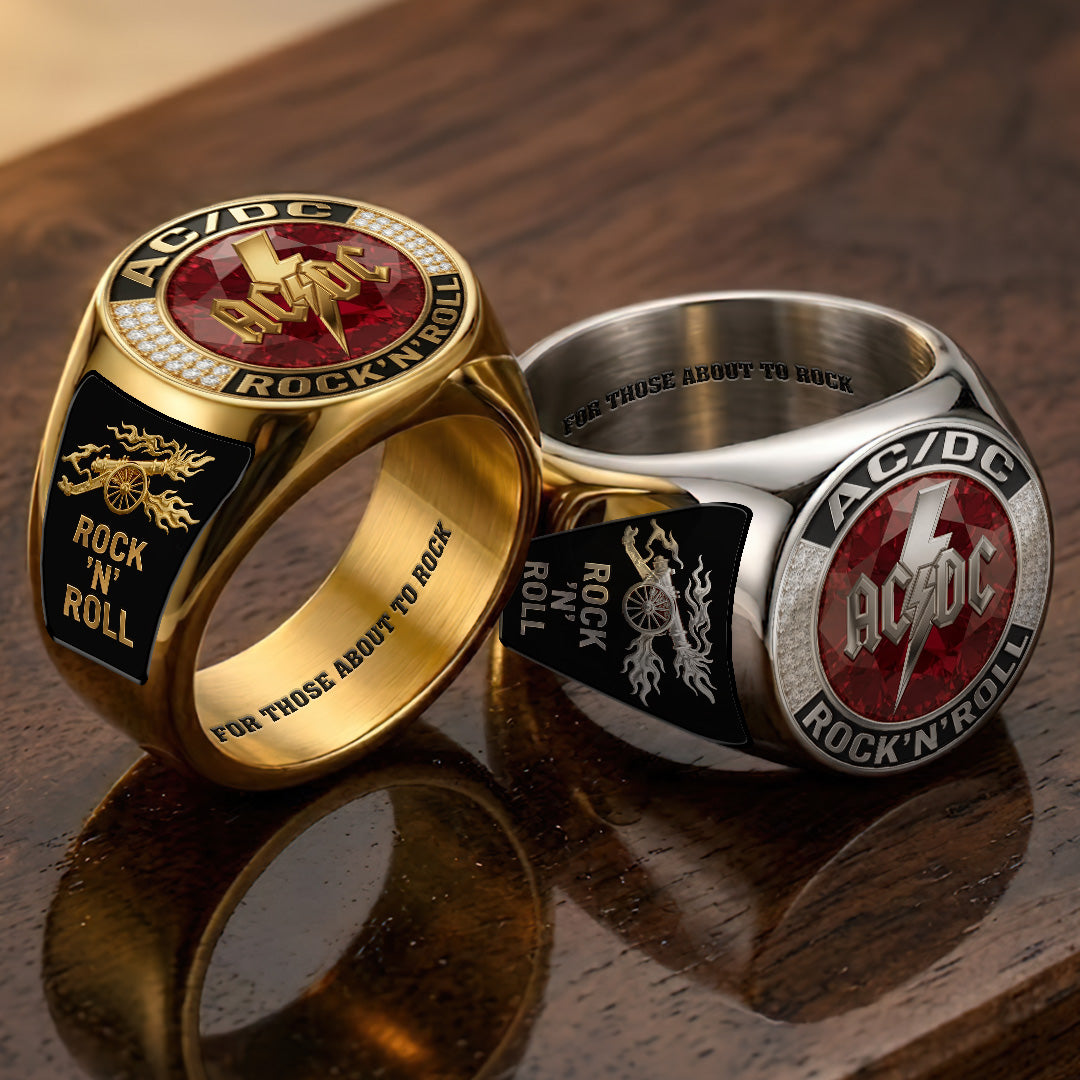 AC/DC 3D Engraved Ring – TANTN22980