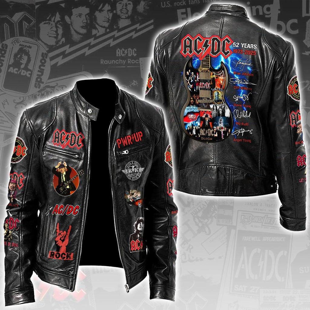 AC/DC Motorcycle Leather Jacket – HOATT14705