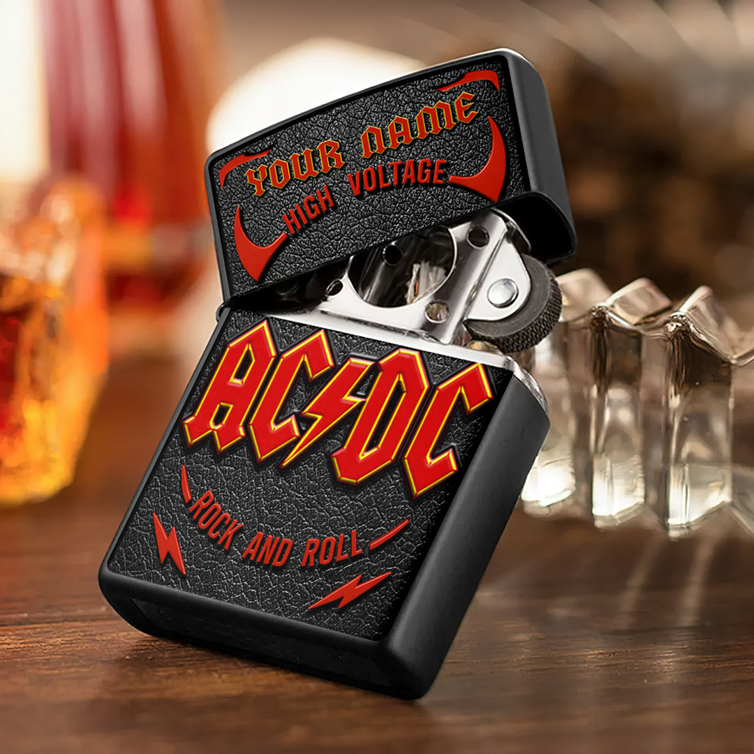 Personalized AC/DC Zippo Lighter Case (No Insert) – HOATT13848