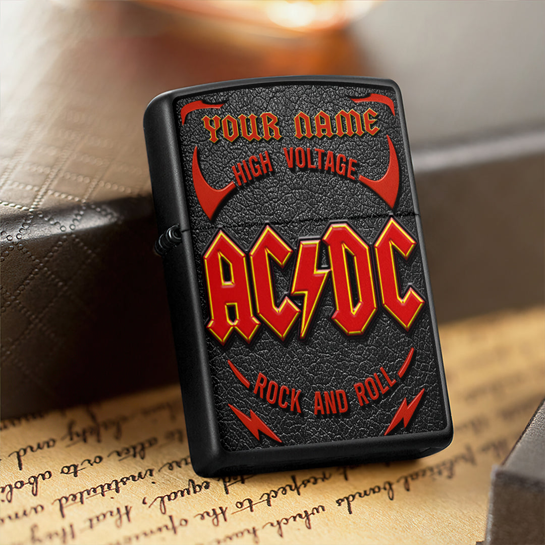 Personalized AC/DC Zippo Lighter Case (No Insert) – HOATT13848