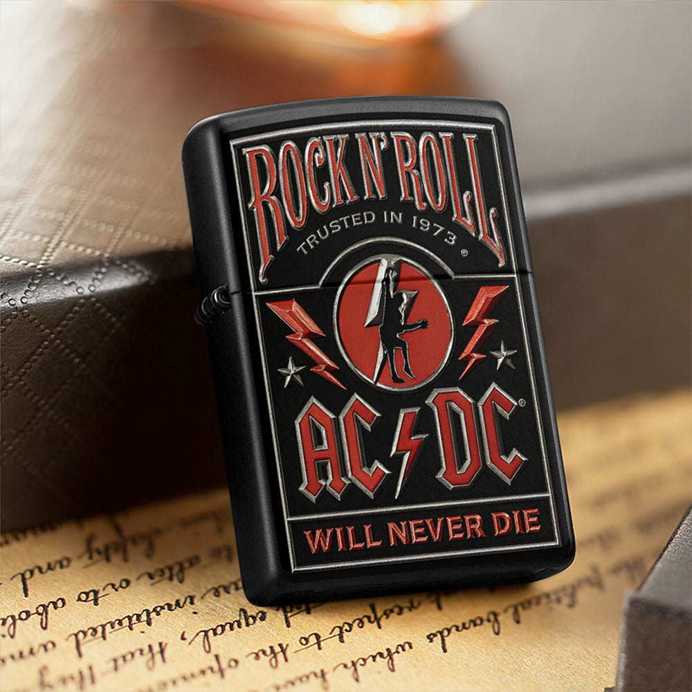 AC/DC Zippo Lighter Case (No Insert) – TMTHU2016