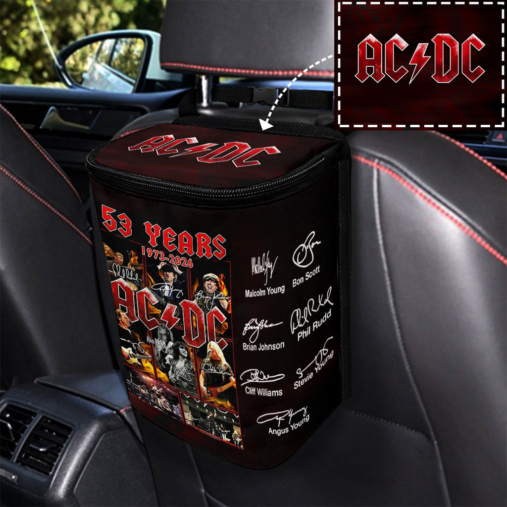 AC/DC 53 Years Anniversary Car Hanging Trash Bin – TMTHU3281
