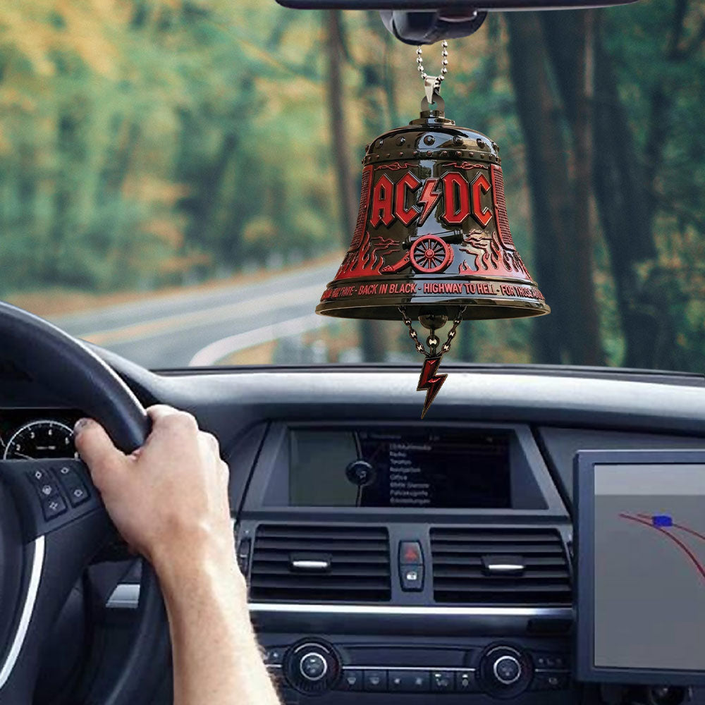 AC/DC Custom shape 2-sided Acrylic Car Ornament – MAITM14947