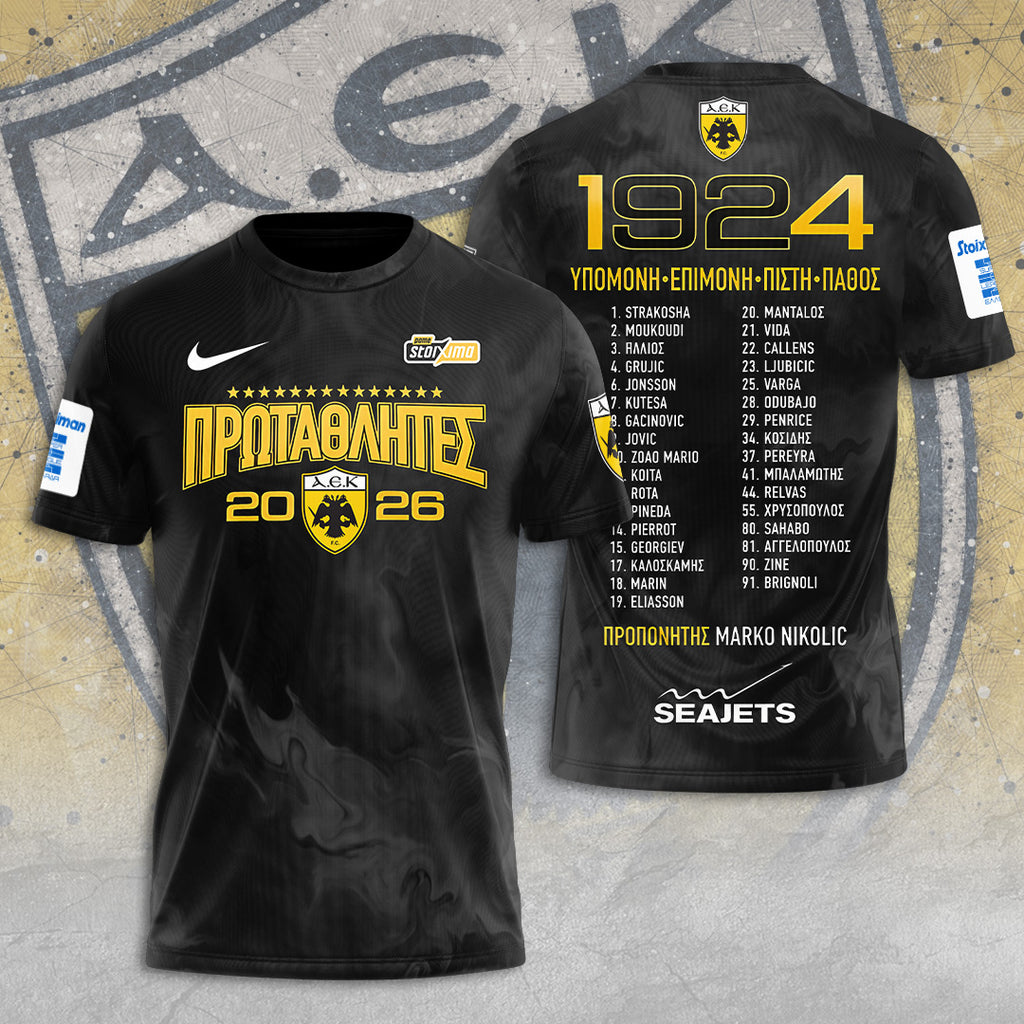 AEK FC Champions 25/26 3D Apparel – TANTN22933