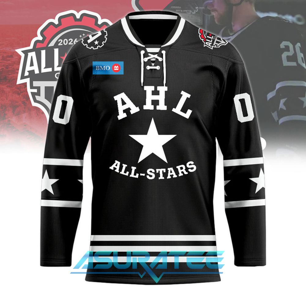 AHL All-Star 2026 Classic Black Hockey Jersey