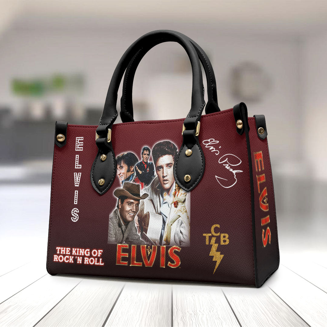 Elvis Presley Leather HandBag – ANHNV 1975
