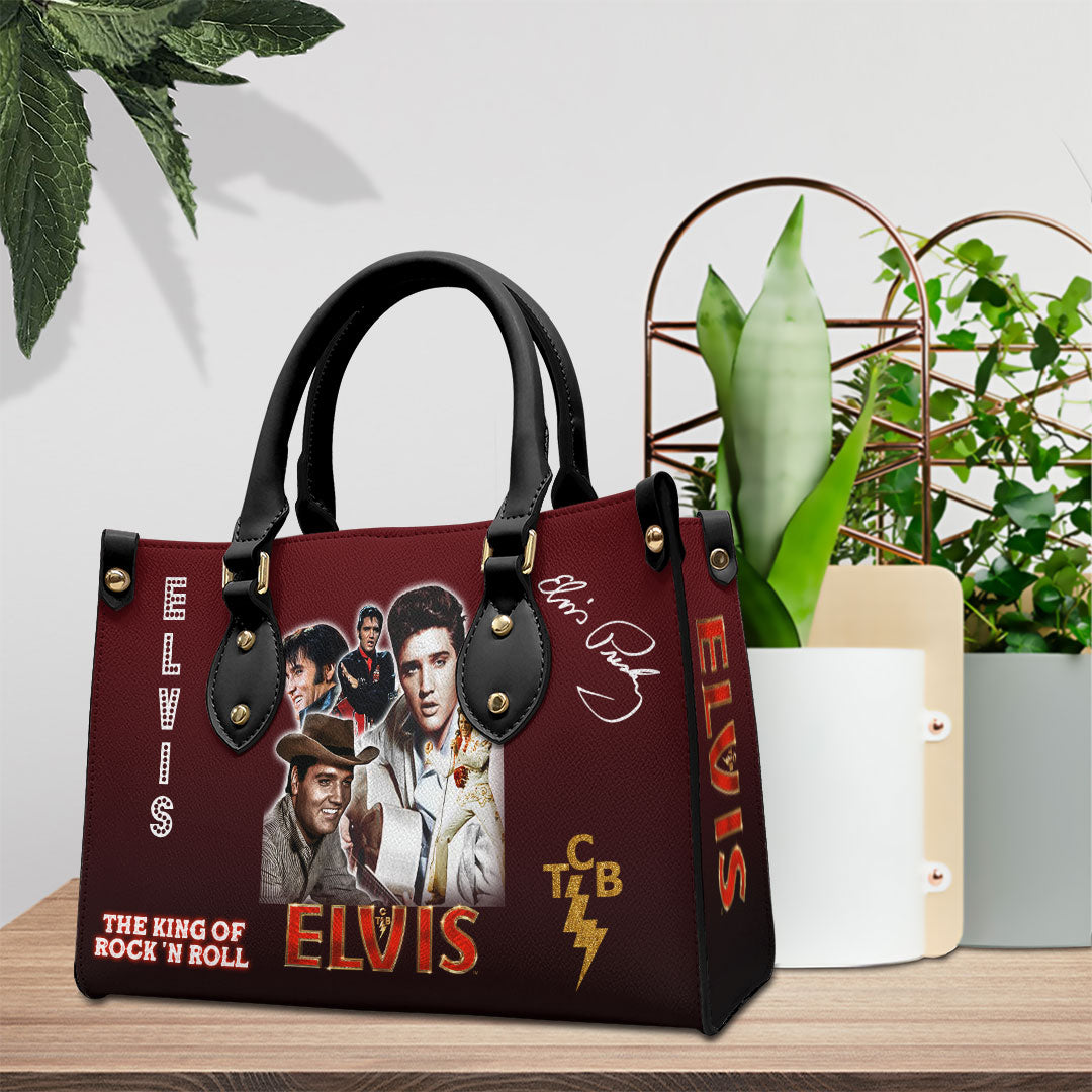 Elvis Presley Leather HandBag – ANHNV 1975