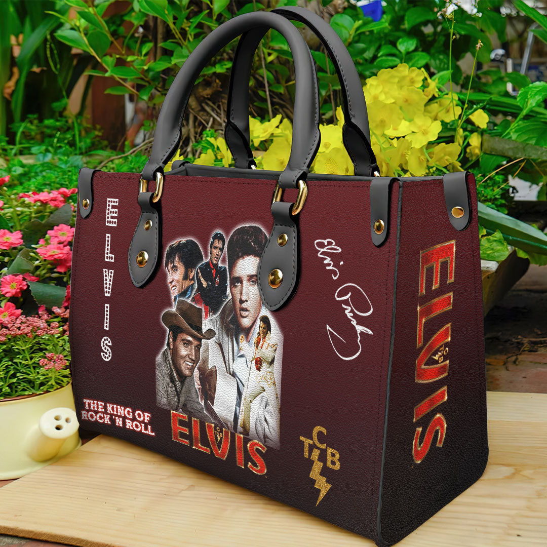 Elvis Presley Leather HandBag – ANHNV 1975