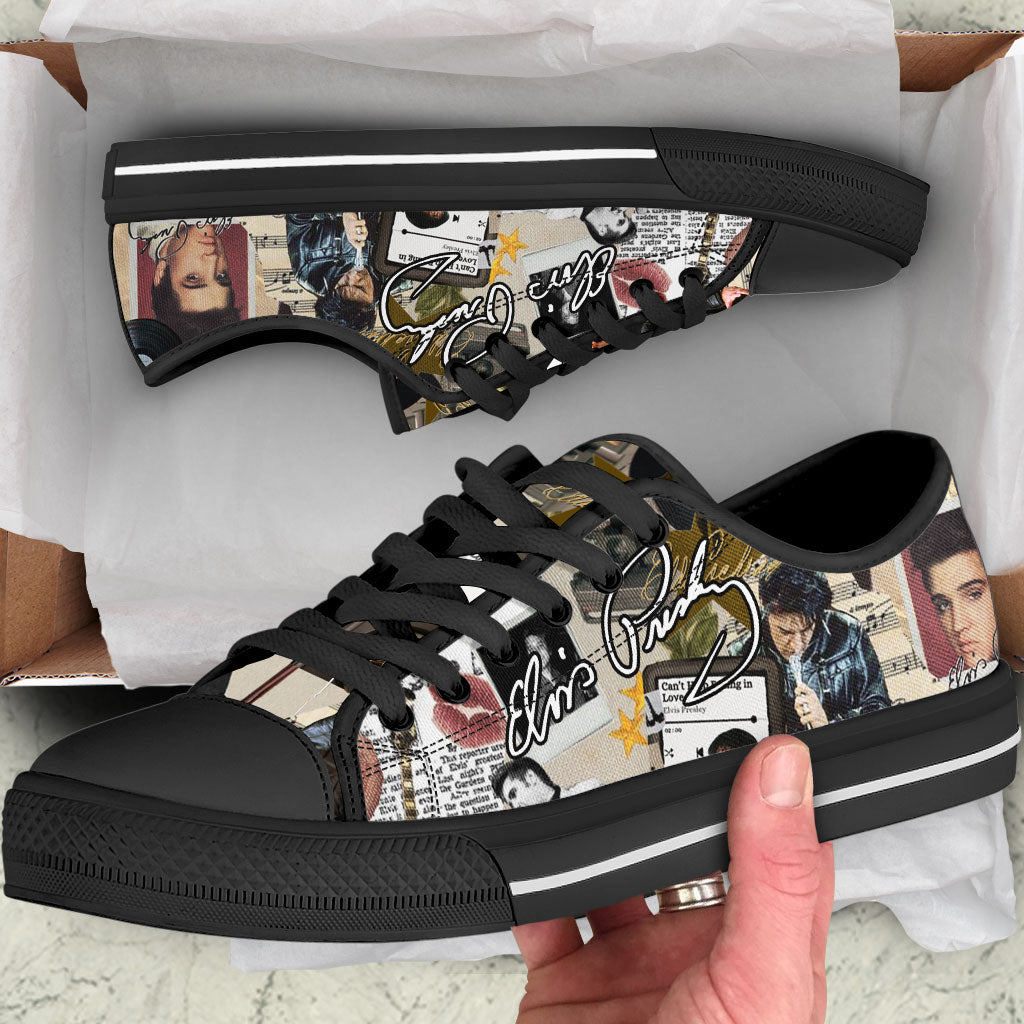 Elvis Presley Low Top Canvas Shoes – ANHNV 2096