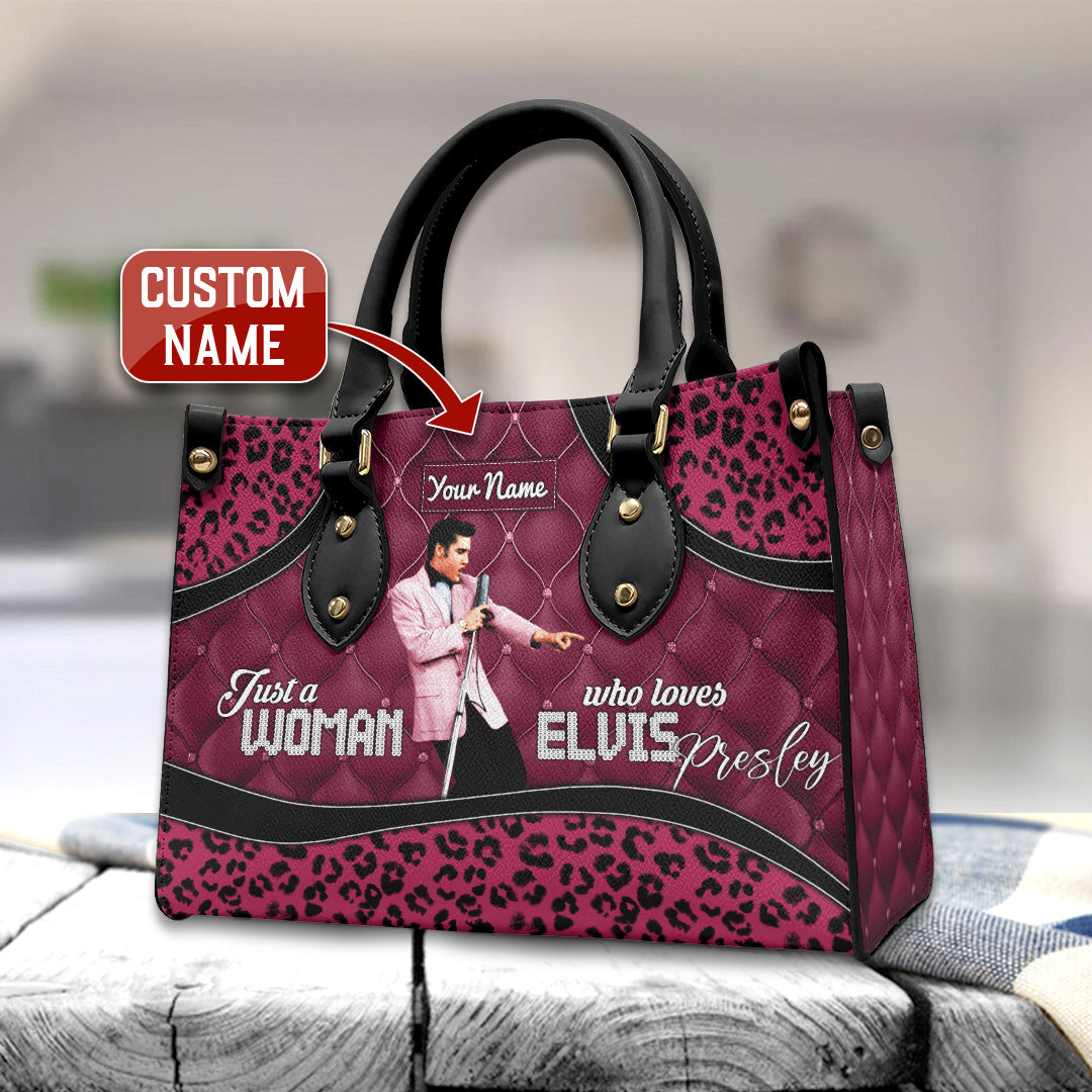 Personalized Elvis Presley Leather HandBag – ANHNV 6043