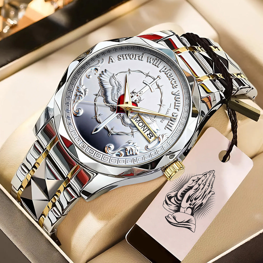 A Sword Will Pierce Your Soul Alloy Luxury Quartz Watch – TANTN19695