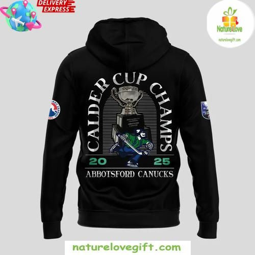 Abbotsford Canucks 2026 Calder Cup Hoodie Black Edition