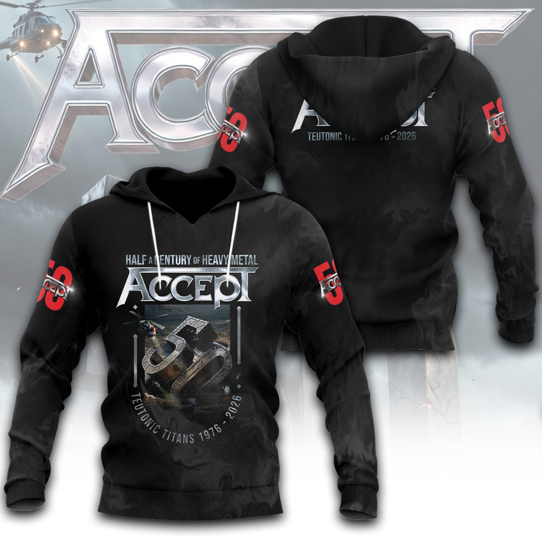 Accept 50th Anniversary Tour 2026 3D Apparel – TANTN23419